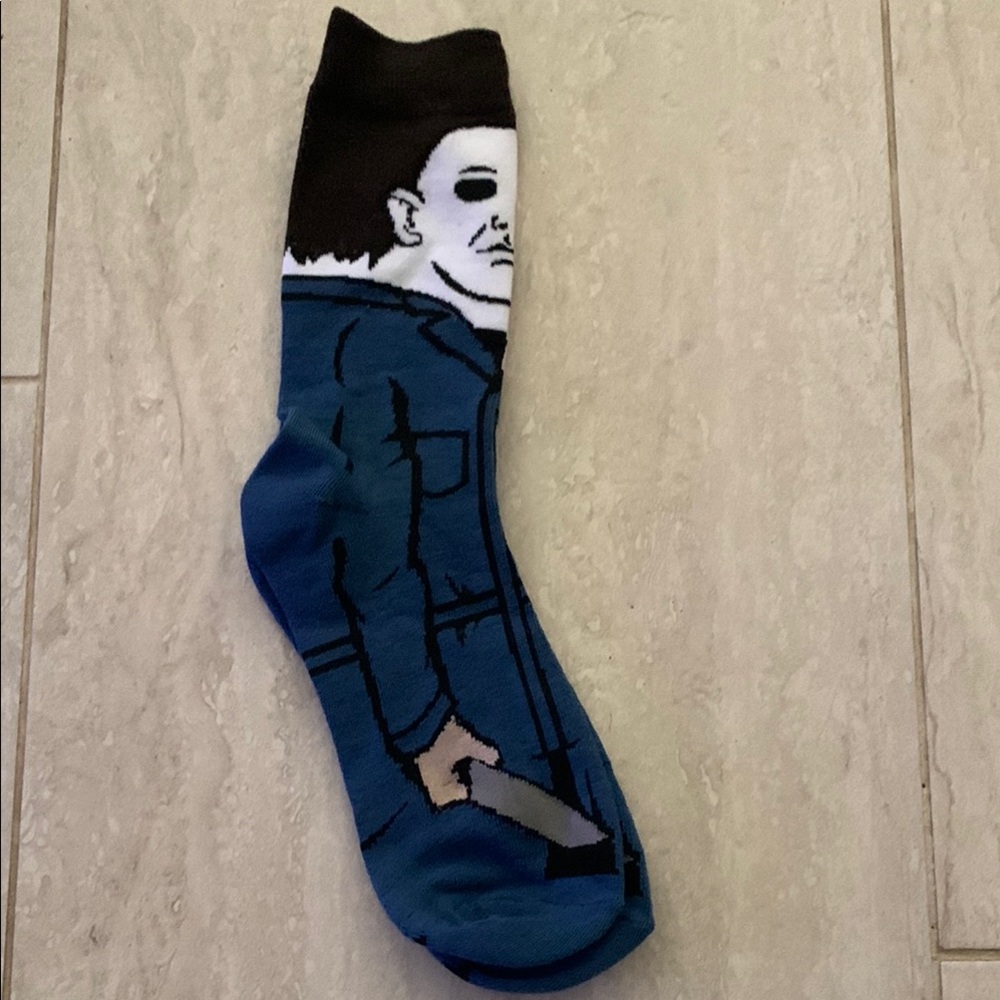 Graphic Michael Myers Men's Crew Socks